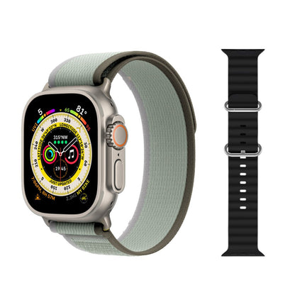 Combo Navidad: Smartwatch Ultra + audífonos Bluetooth + 7 correas