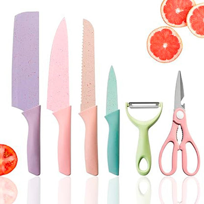 JUEGO DE CUCHILLOS DE 6 PIEZAS