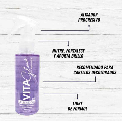 ALISADOR PARA CABELLO VITAGLOW SOFT