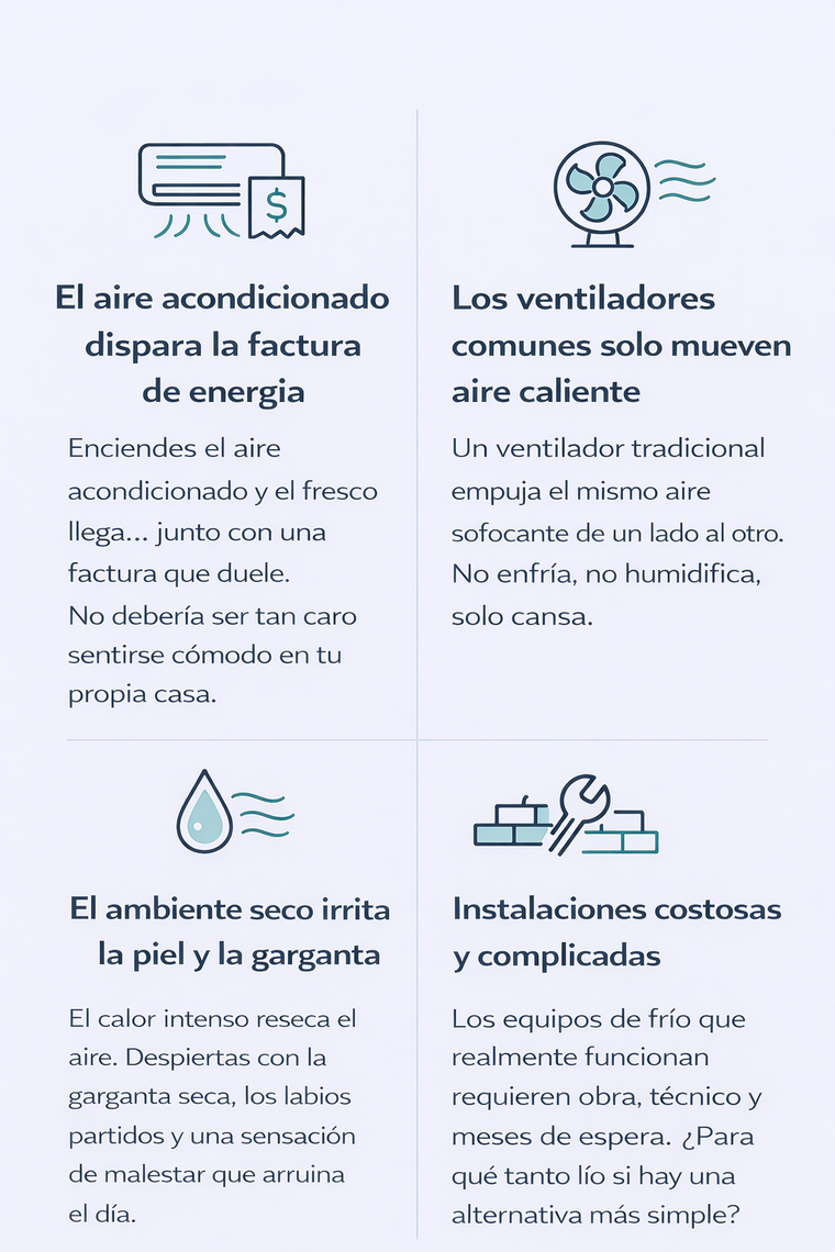 ¿Cansado de aguantar el calor sin que ninguna solución valga realmente la pena?