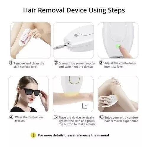 DEPILADOR LÁSER PERMANENTE